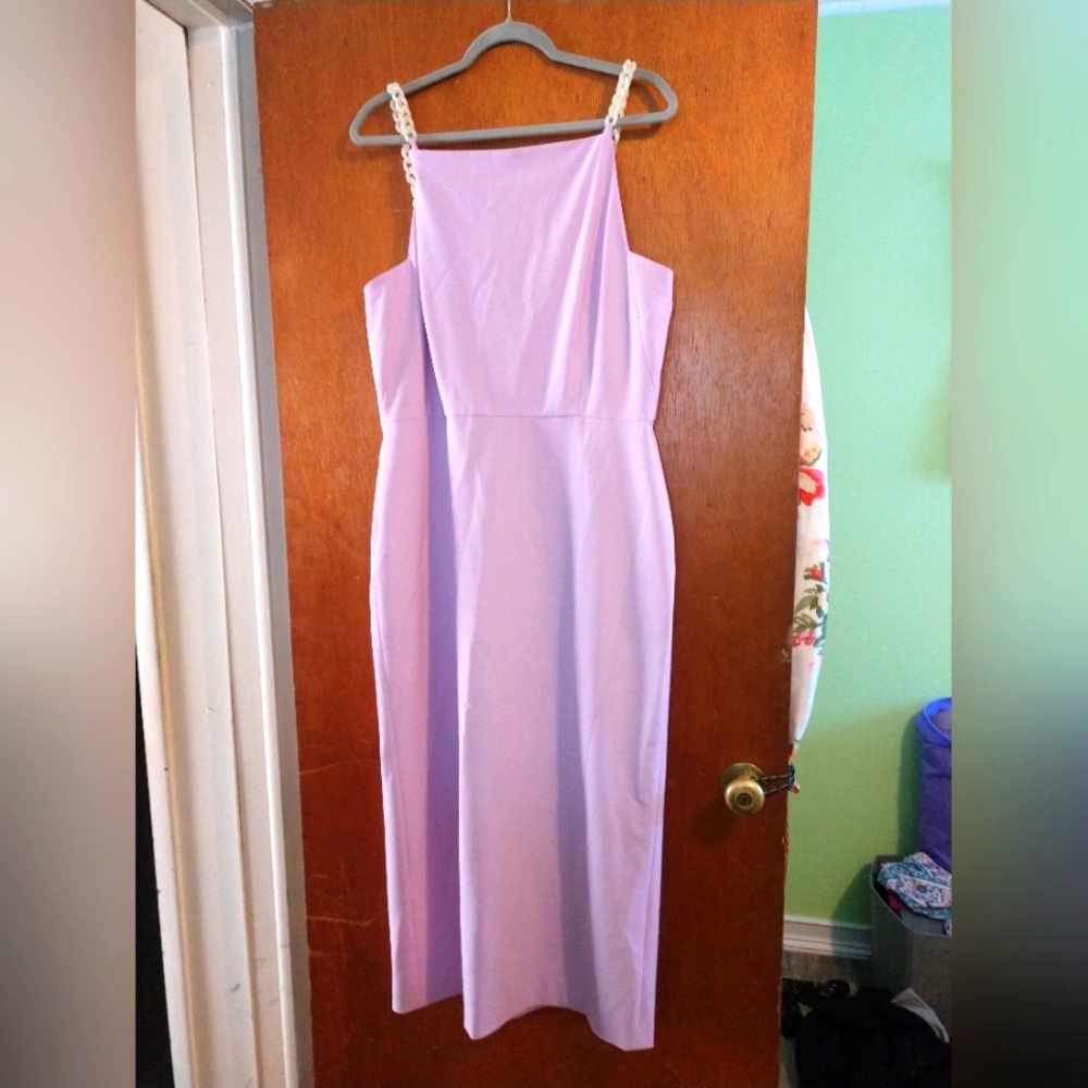 NWT Veronica Beard Lilac Strapless Dress